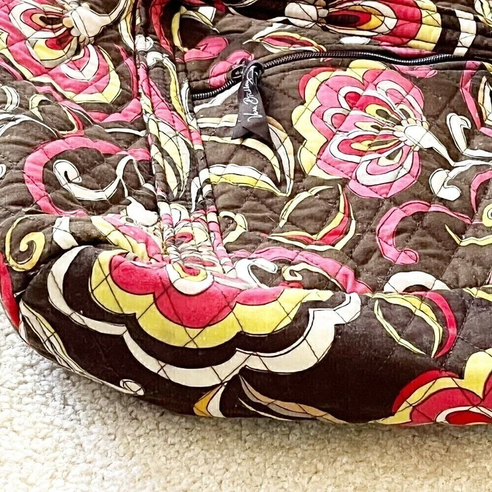 Vera Bradley Puccini Tote Bag Toggle Closure Travel Quilted Packable Lightweight